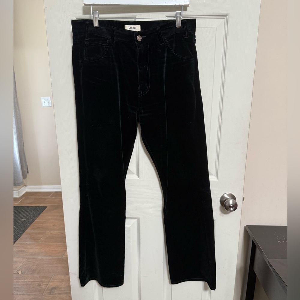 Celine velvet pants